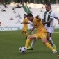 Jugada del partido entre el Crdoba CF y el UCAM Murcia. Foto: Fran Prez