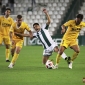 Jugada del partido entre el Crdoba CF y el UCAM Murcia. Foto: Fran Prez