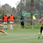 Gol de Diego Domnguez en el partido disputado entre el Crdoba B y el Ciudad de Lucena. Foto: J. Snchez