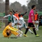 Diego Domnguez celebra su gol en el partido disputado entre el Crdoba B y el Ciudad de Lucena. Foto: J. Snchez