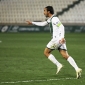 Miguel De las Cuevas celebra el tanto que anot ante el Recreativo Granada y que signific el empate. Foto: Fran Prez 