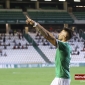 Casas celebra un gol ante el Majadahonda. Foto: Fran Prez