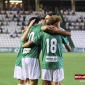 Los jugadores del Crdoba celebran uno de los goles ante el Majadahonda. Foto: Fran Prez