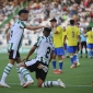 Lance del partido entre el Crdoba CF y el Cdiz B. Foto: Fran Prez