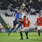 Lance del partido disputado por el Crdoba CF y el Montijo. Foto: Fran Prez