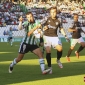 Lance del partido disputado entre el Crdoba CF y el Cacereo. Foto: Fran Prez