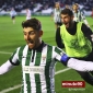 Javi Flores celebra el gol ante el Guijuelo. Foto: Fran Prez