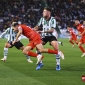 Lance del partido disputado entre el Crdoba CF y el Sevilla FC. Foto: Fran Prez