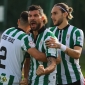 Celebracin de uno de los goles anotados por el Crdoba CF ante el Cdiz B en El Rosal. Foto: Fran Prez