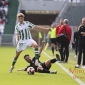 Lance del partido entre el Crdoba y el Ceuta disputado en El Arcngel. Foto: Fran Prez