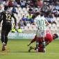 Lance del partido entre el Crdoba y el Ceuta disputado en El Arcngel. Foto: Fran Prez