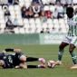 Lance del partido disputado en El Arcngel entre el Crdoba CF y el Atltico Baleares. Foto; Fran Prez